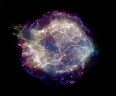 Bild der Supernova Cas A